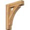 Ekena Millwork Thorton Block Rough Sawn Bracket, Western Red Cedar, 6"W x 30"D x 38"H BKT06X30X38THR05RWR - alternate 1